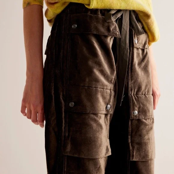 Free People Skip a Beat Utility Pants - Picture 4 of 6